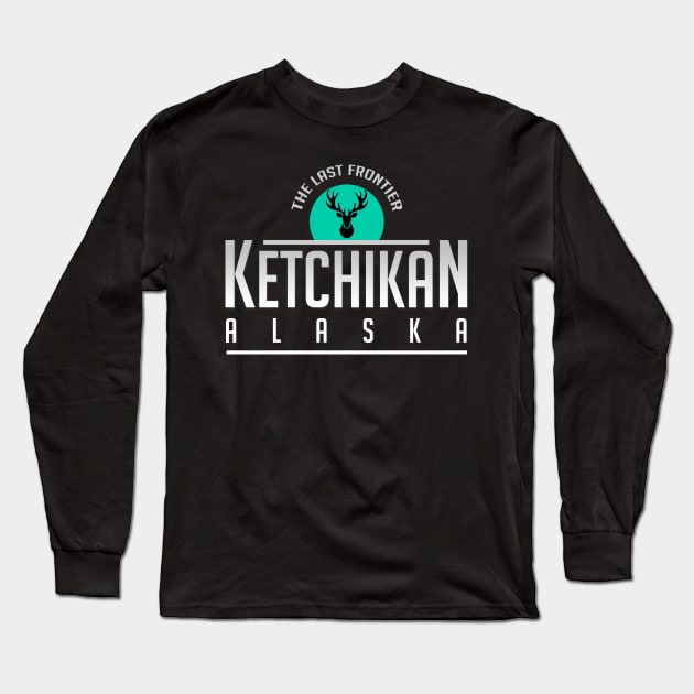 Ketchikan Alaska Adventure Long Sleeve T-Shirt by dejava